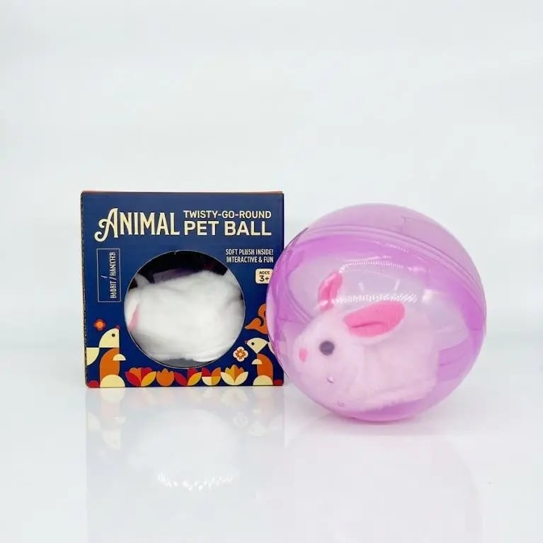 🔥2026 HOT SALE 50% OFF⏳|🐱🐾Auto-Rolling Ball with Mouse Hands-Free Play for Indoor Cats