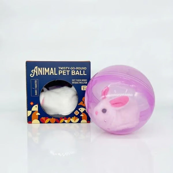 🔥2026 HOT SALE 50% OFF⏳|🐱🐾Auto-Rolling Ball with Mouse Hands-Free Play for Indoor Cats