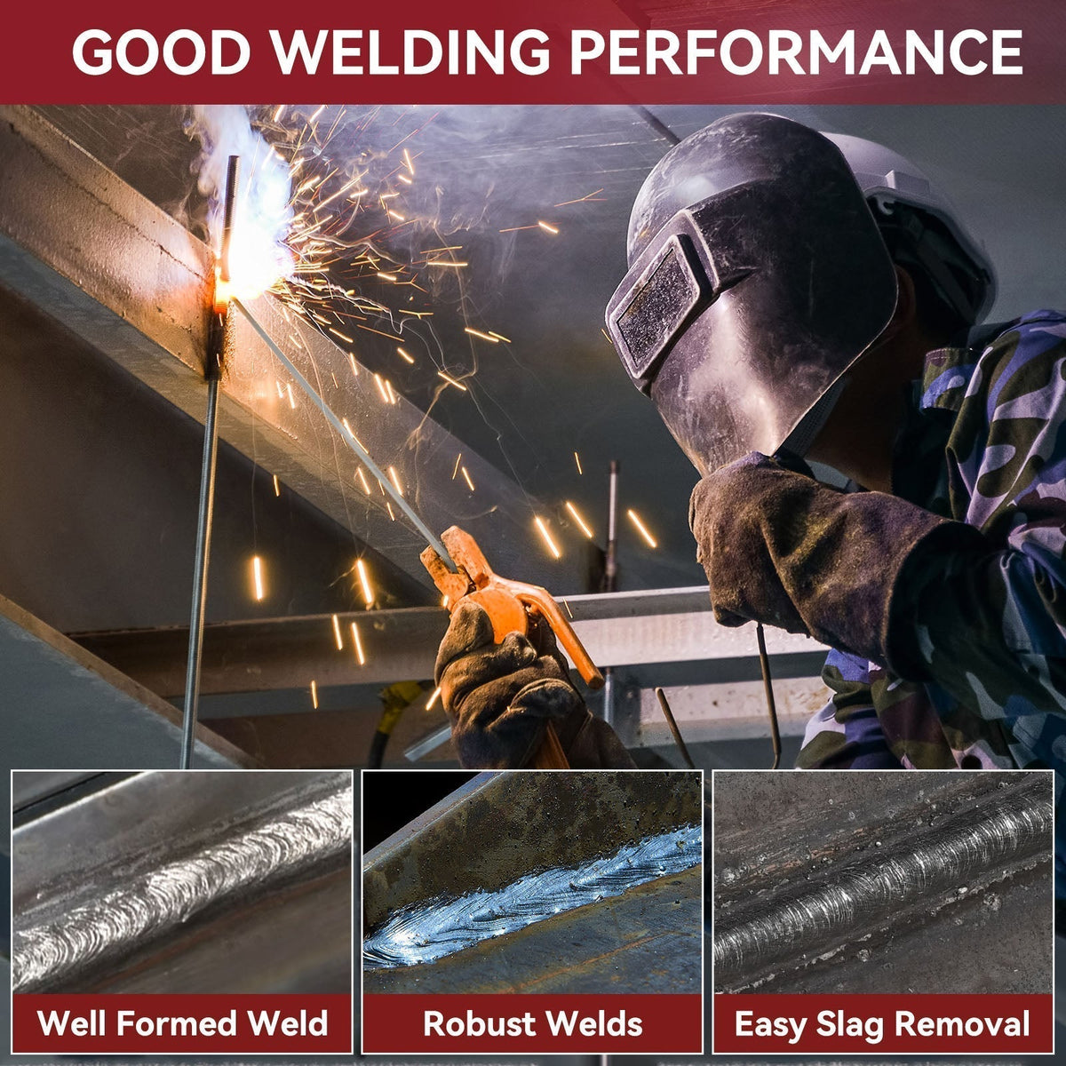 6011 Stick Welding Electrode 10 Pounds Mild Steel Arc Weld Rods