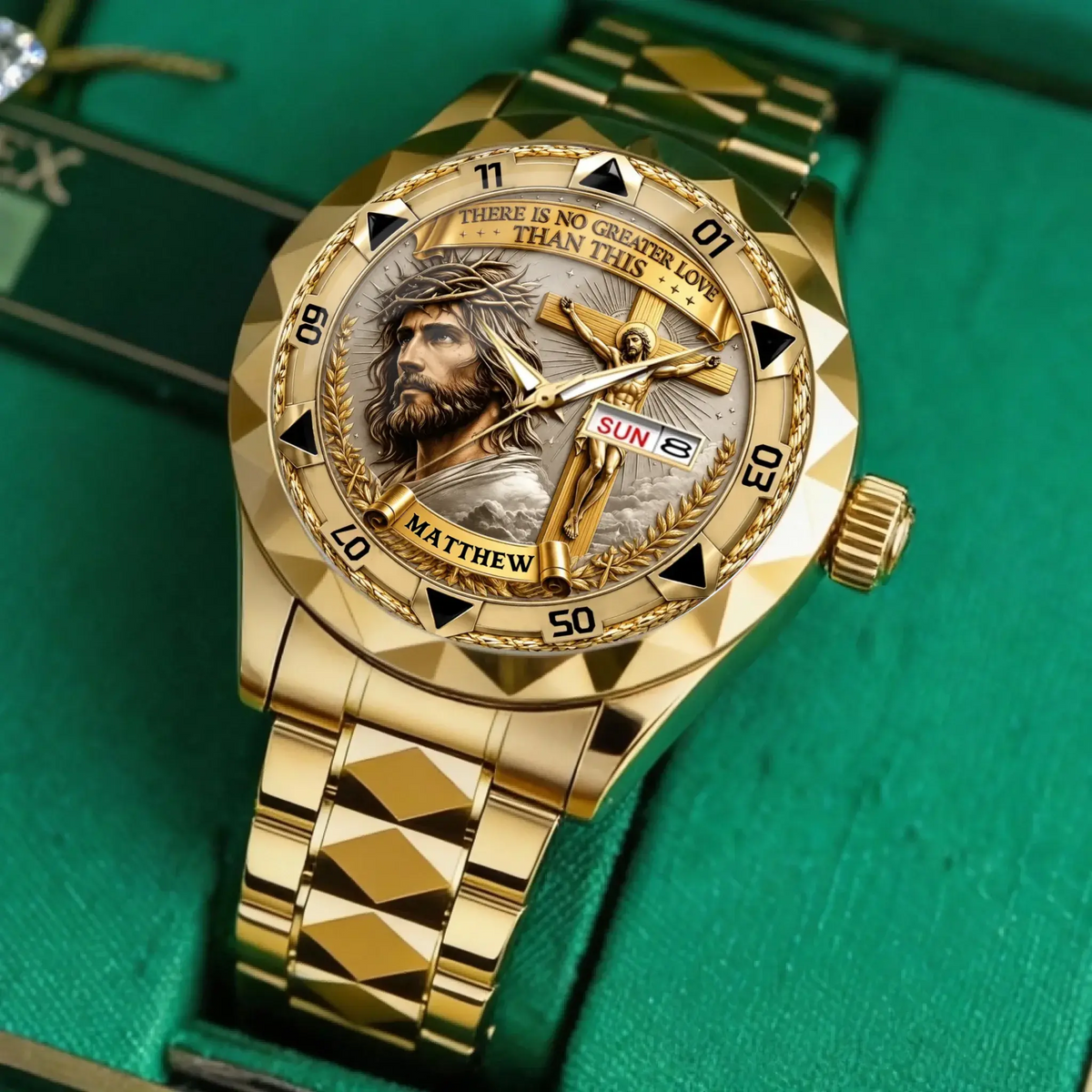 Christian Crucifix Watch – Faith-Inspired Cross Design