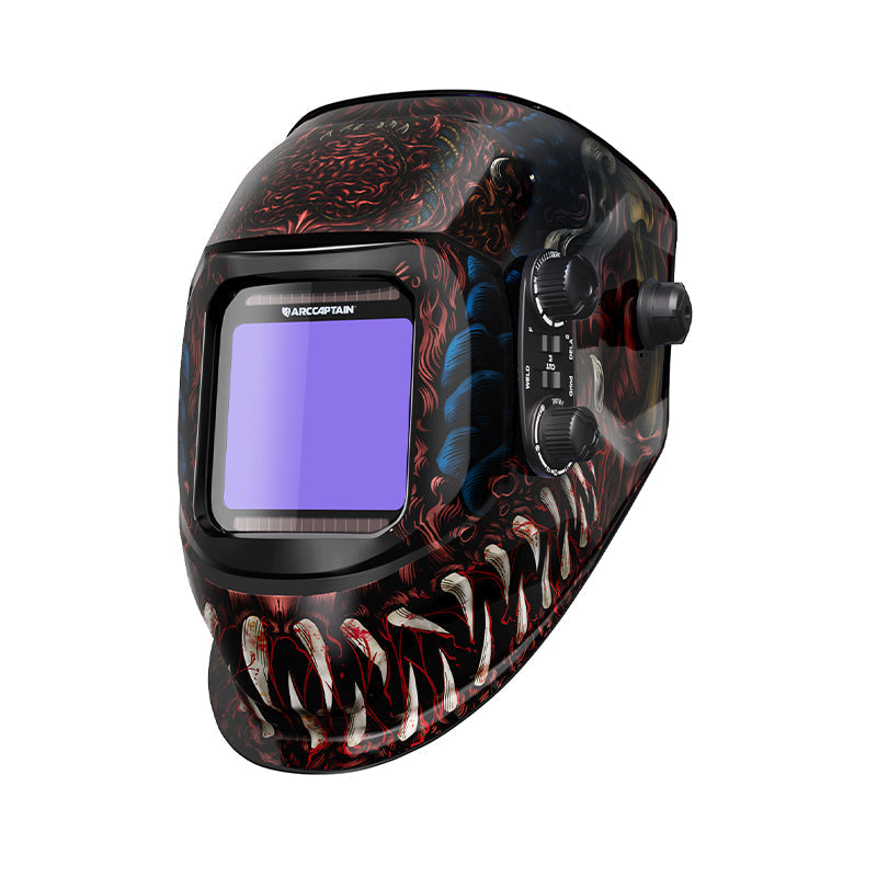 VisionMax X200 True Color Auto Darken Welding Helmet 3.94"X3.66"