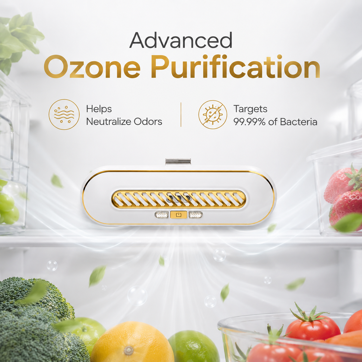 🔥 LAST DAY DEAL | Rechargeable Fridge Deodorizer & Freshness Device