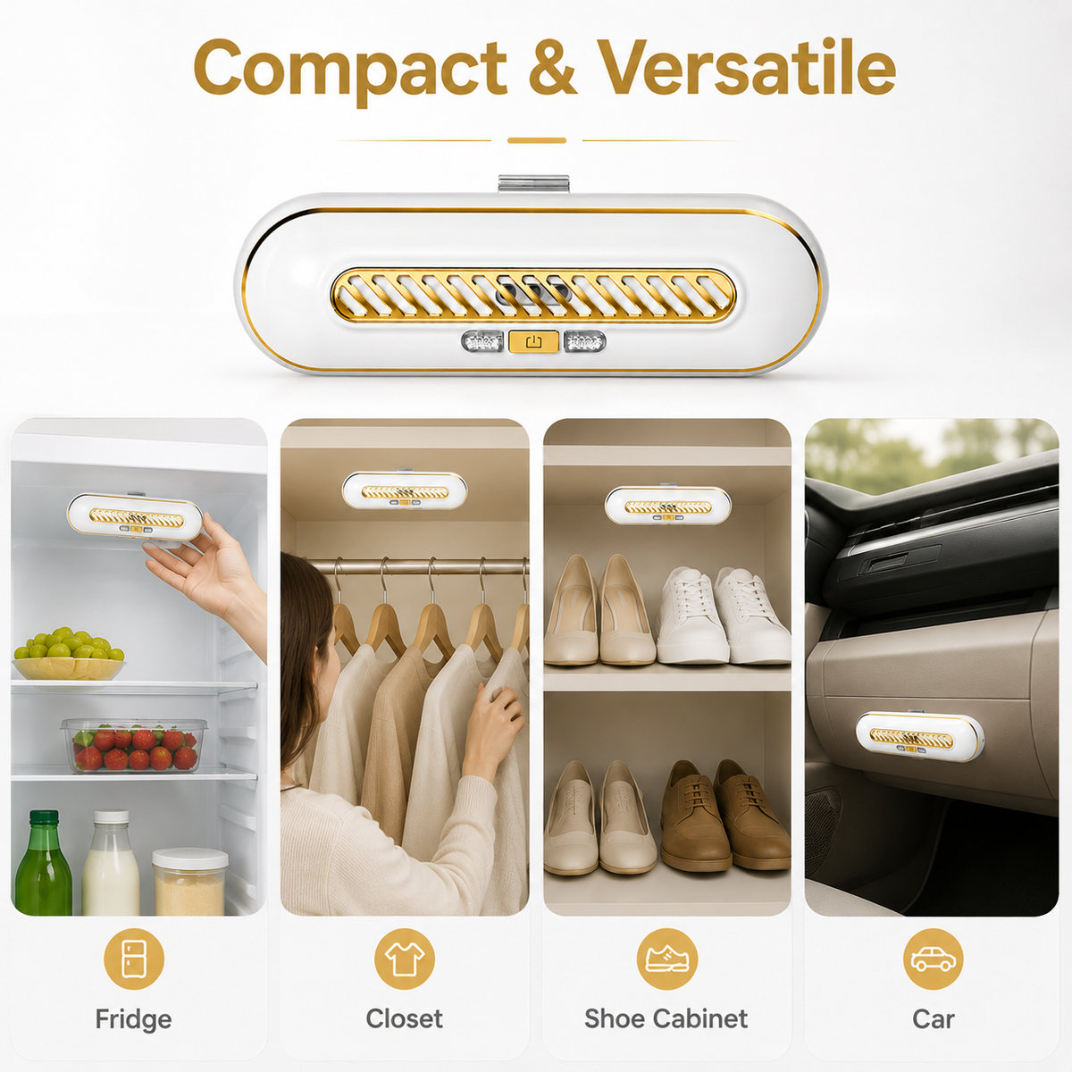 🔥 LAST DAY DEAL | Rechargeable Fridge Deodorizer & Freshness Device
