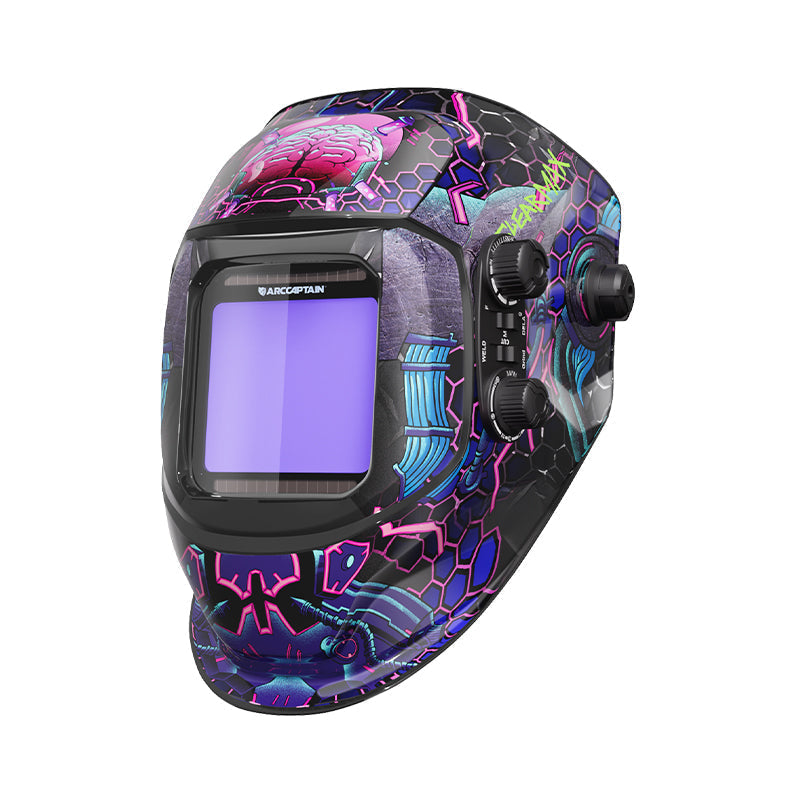 VisionMax X200 True Color Auto Darken Welding Helmet 3.94"X3.66"