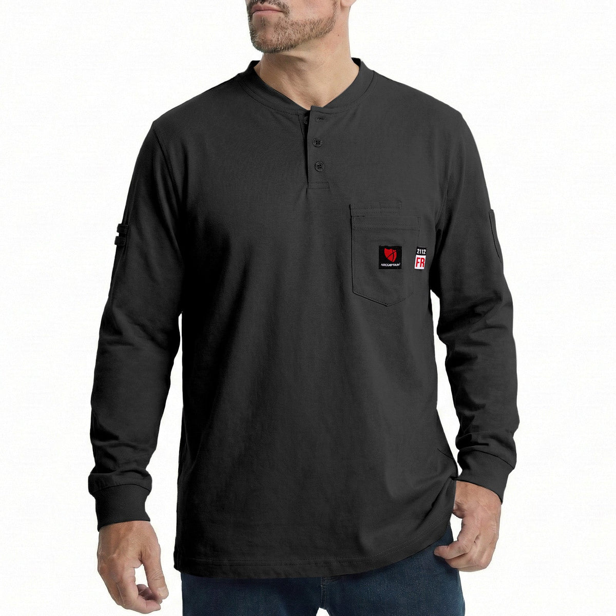 Arccaptain 100% Cotton FR Welding Shirt Long Sleeve Work Shirts