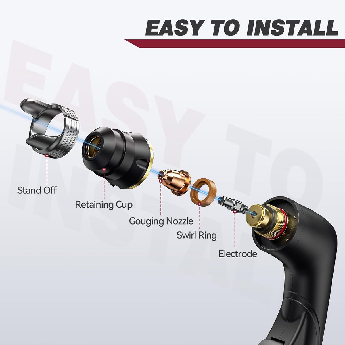 IPT60 Plasma Gouging Consumables Kit for CUT55 MP / CUT50 NON-HF
