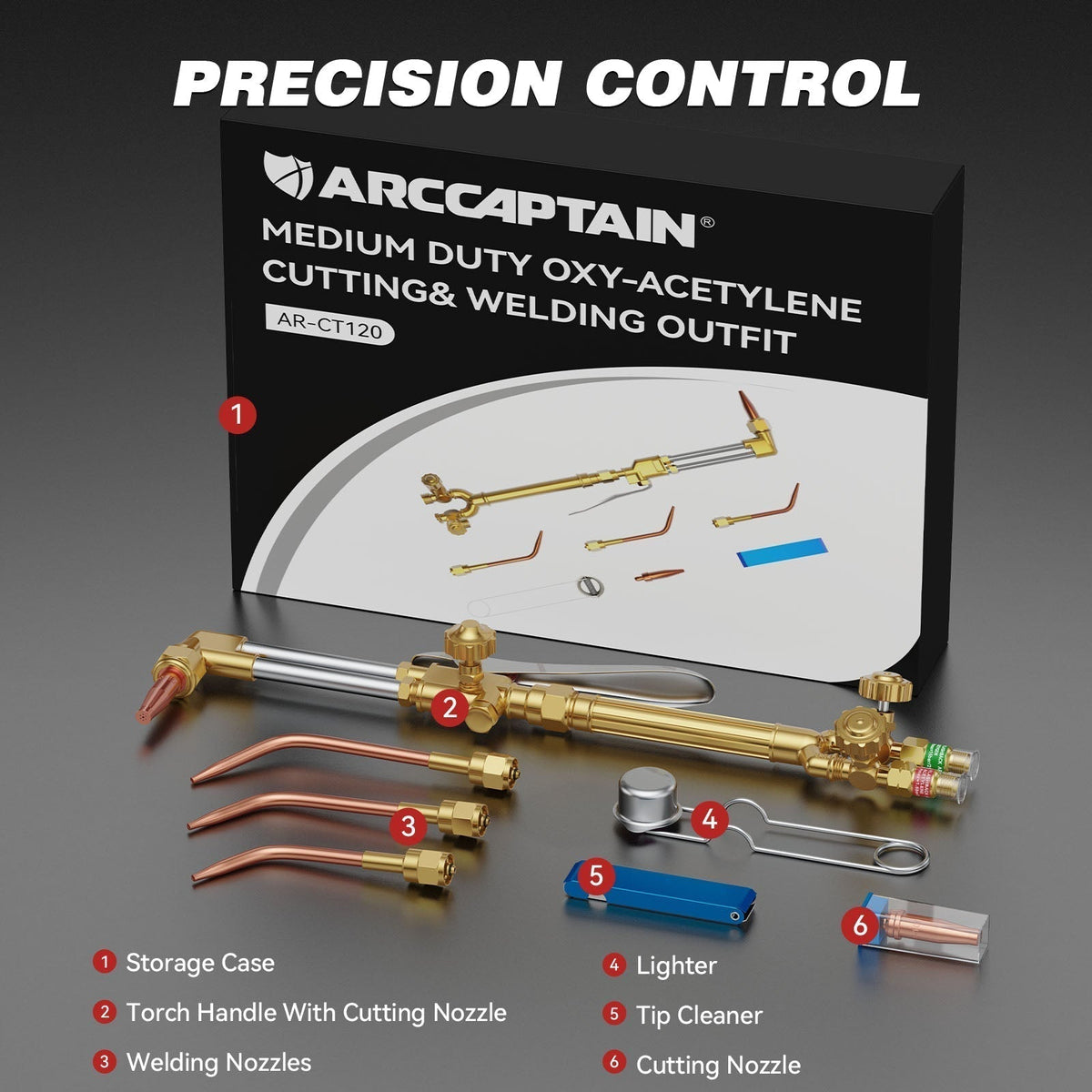 Arccaptain Oxy Acetylene Cutting Torch AR-CT120