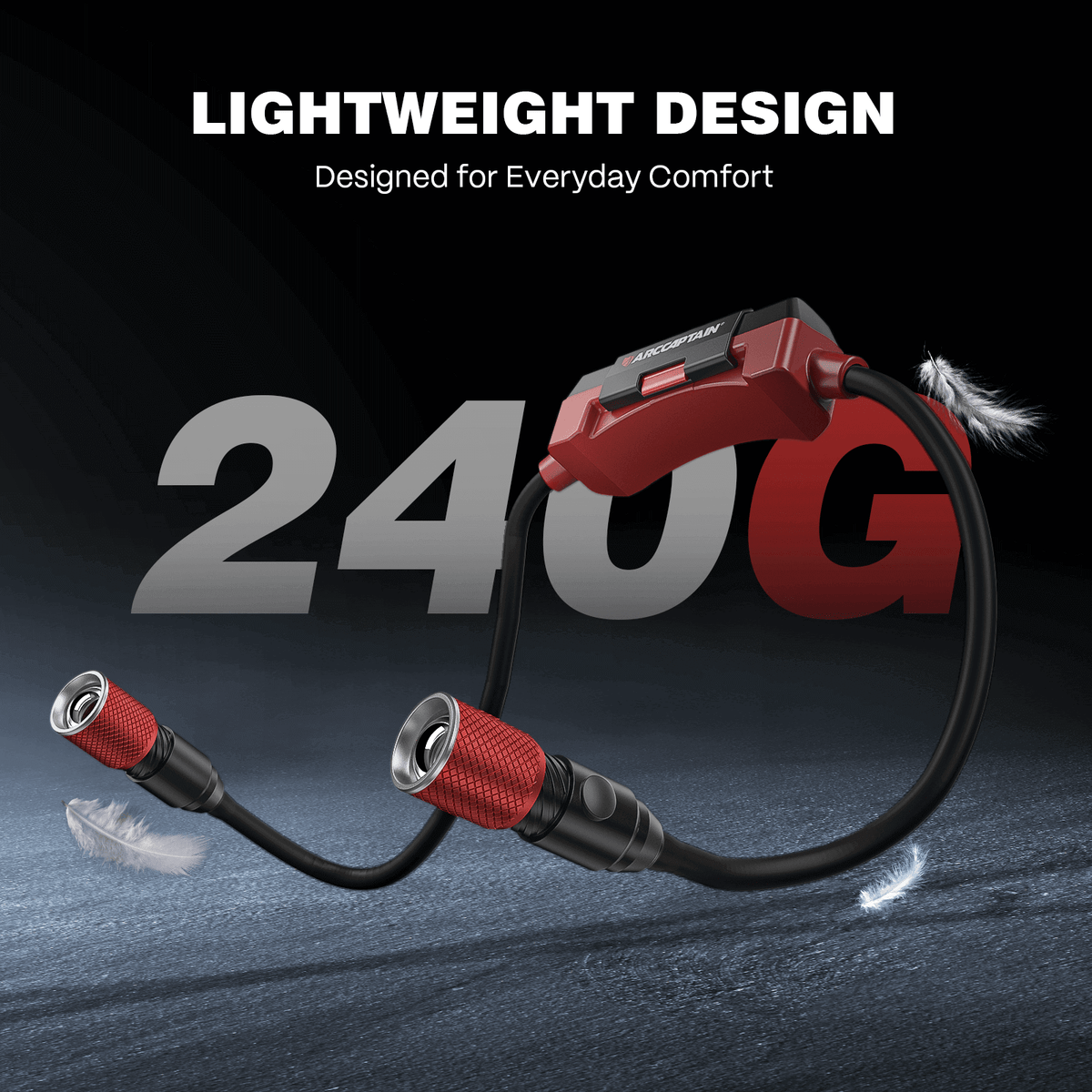 Arccaptain 500lm Rechargeable Neck Light for Welding Work