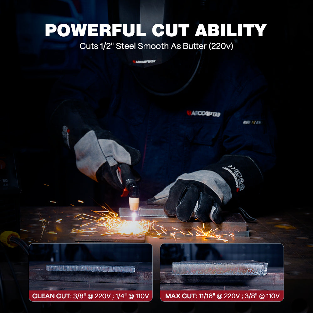 Arccaptain CUT50 Plasma Cutter Dual Voltage