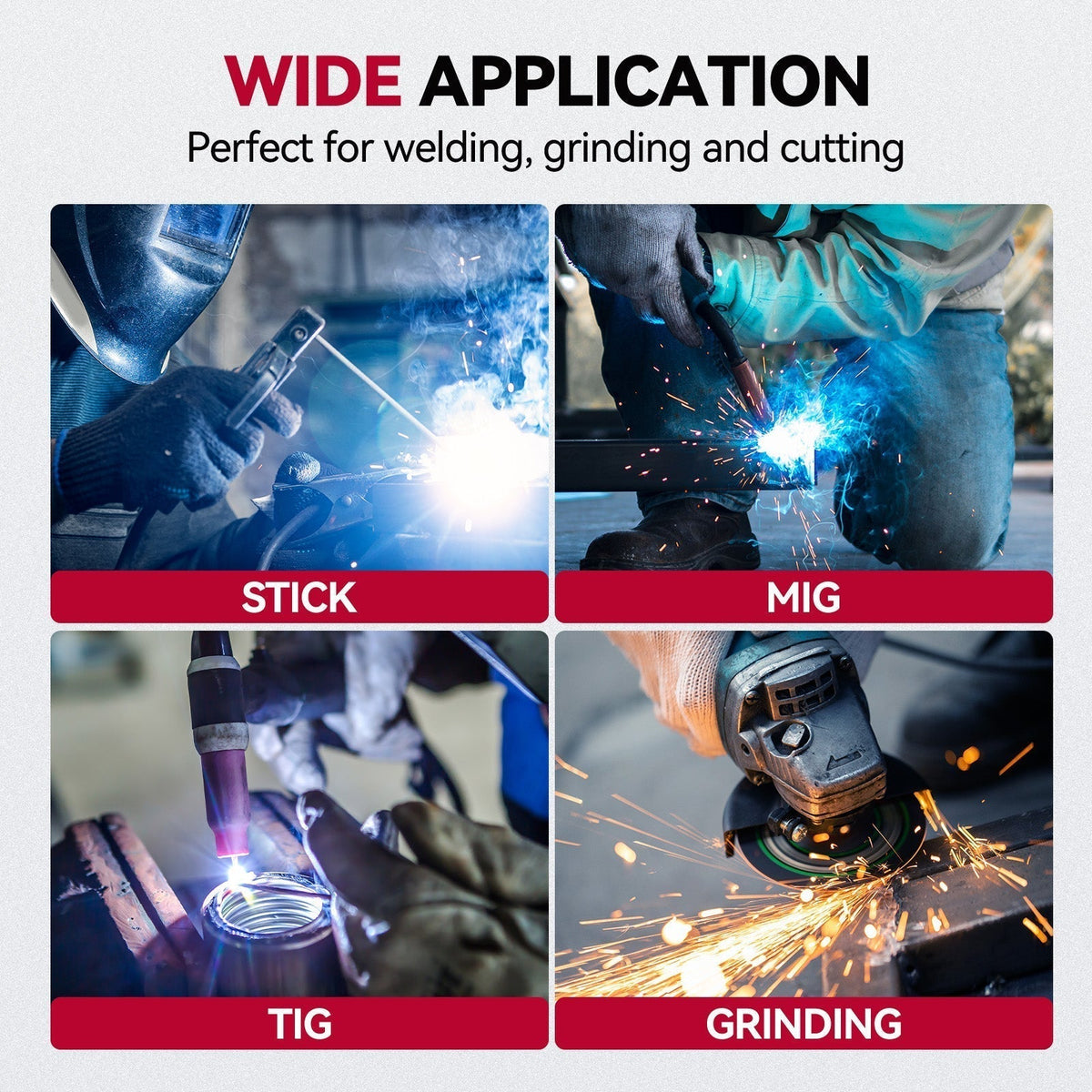 EXSpace X300 Auto Darkening Welding Protective Hood Rivet