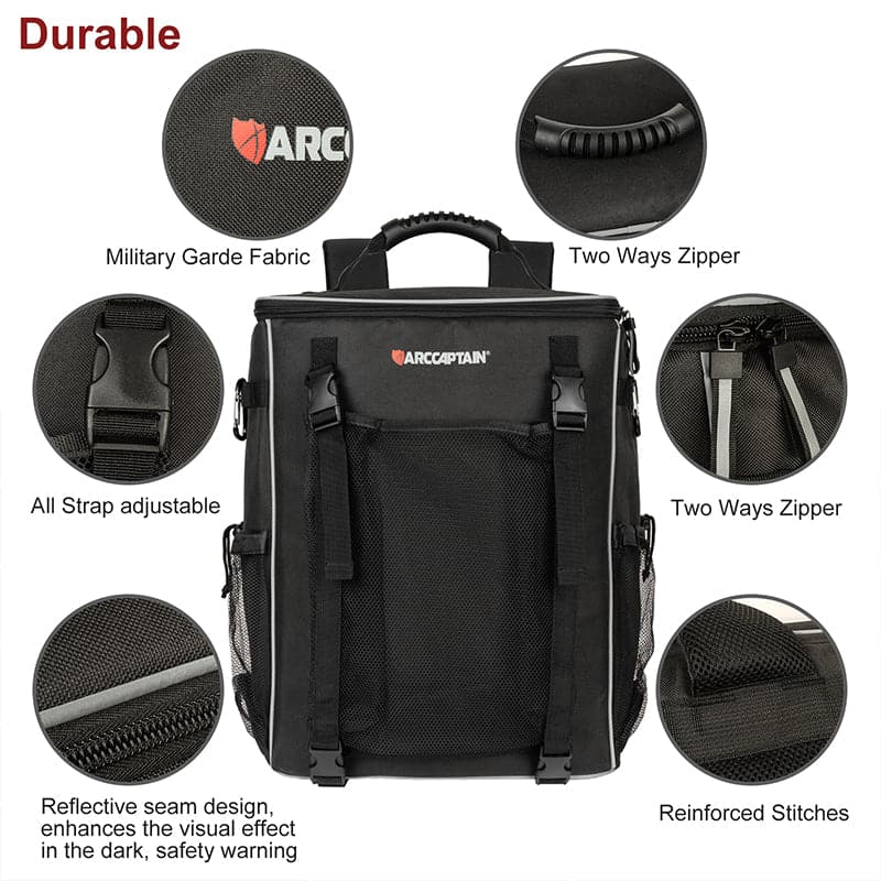 ARCCAPTAIN Welding Backpack Tool Bag Large Capacity Ultra Light Welding Helmet Backpack